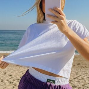 Daily Drills Tucker Tee - White